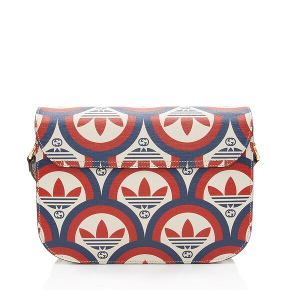 Gucci x Adidas Calfskin Interlocking G Horsebit 1955 Medium Shoulder Bag - Picture 3 of 12